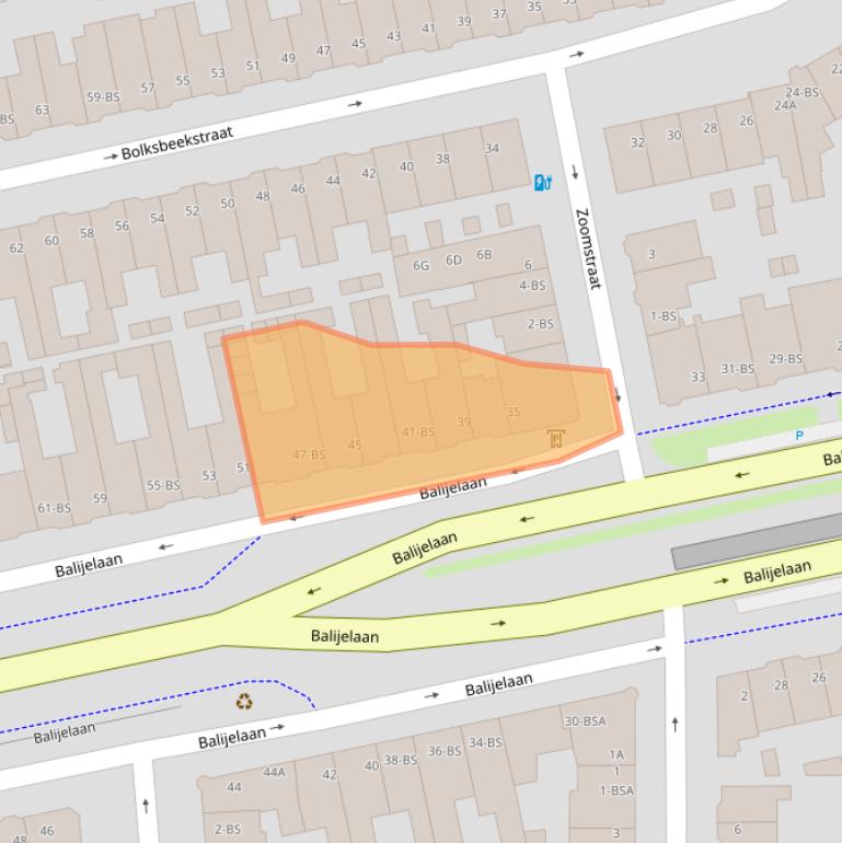 Kaart van postcodegebied 3521GL.