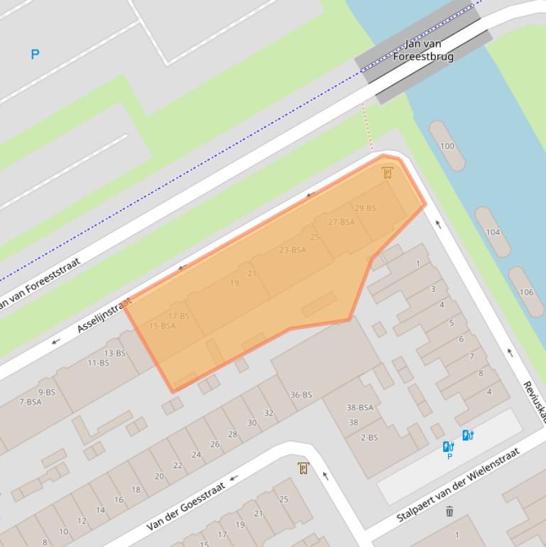 Kaart van postcodegebied 3521TB.