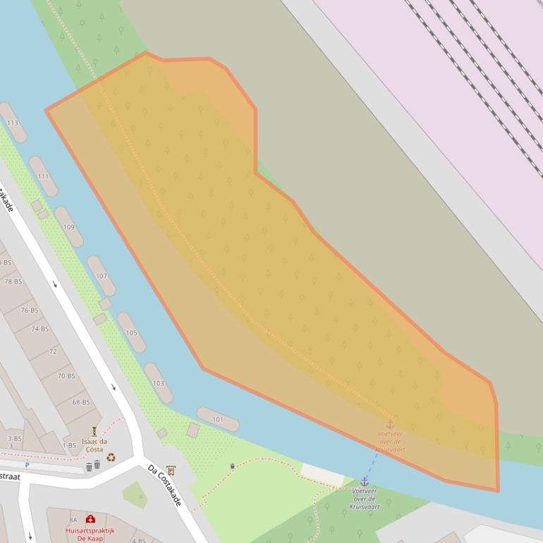 Kaart van postcodegebied 3521WJ.