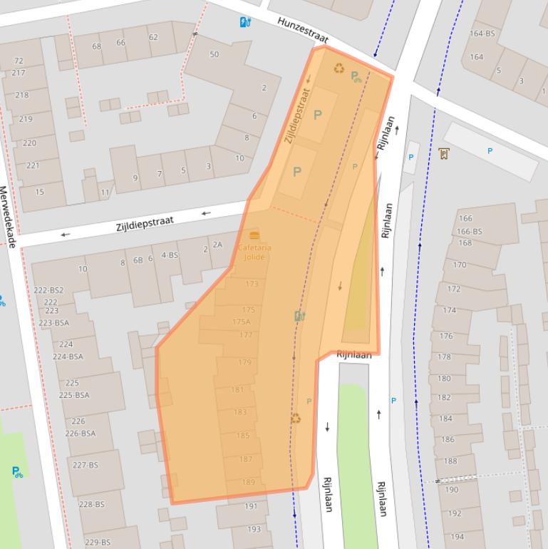 Kaart van postcodegebied 3522BK.