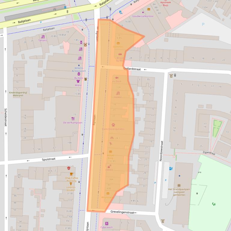 Kaart van postcodegebied 3522BN.