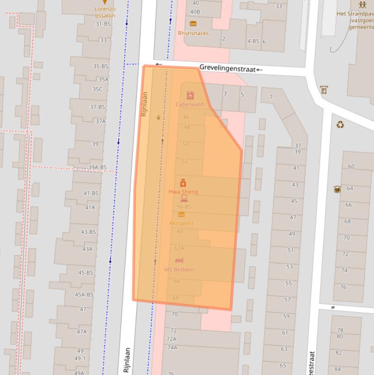 Kaart van postcodegebied 3522BP.
