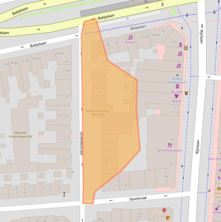 Kaart van postcodegebied 3522CD.