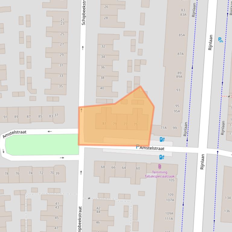 Kaart van postcodegebied 3522CN.
