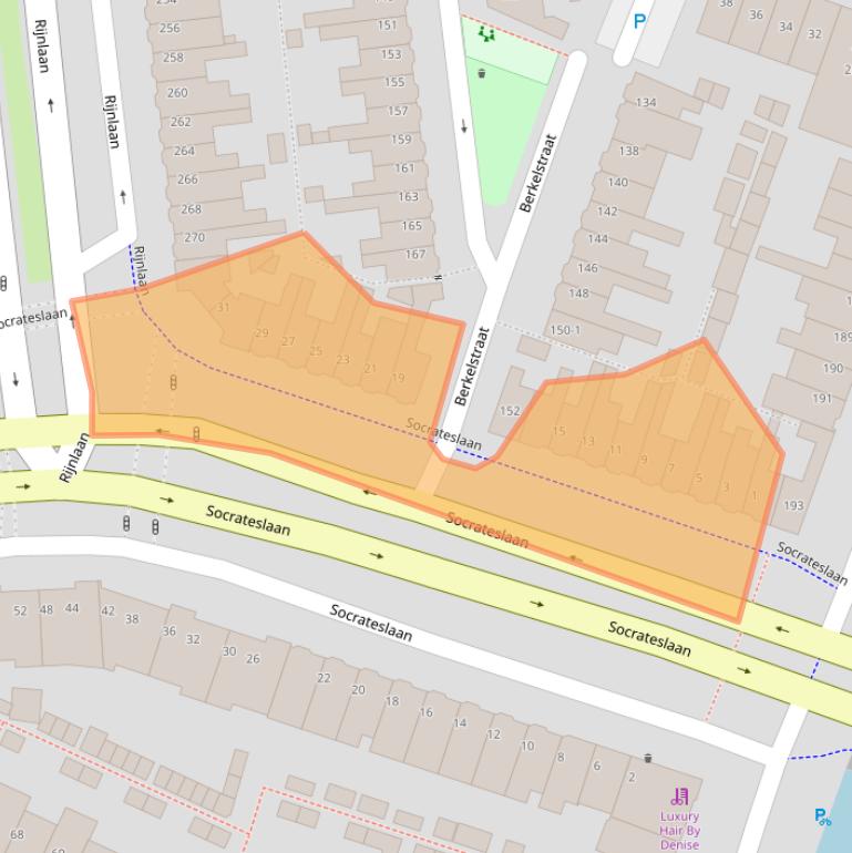 Kaart van postcodegebied 3522ED.
