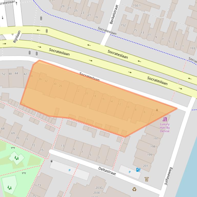 Kaart van postcodegebied 3522EG.