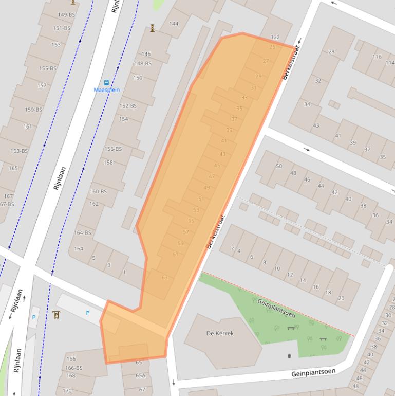 Kaart van postcodegebied 3522EK.