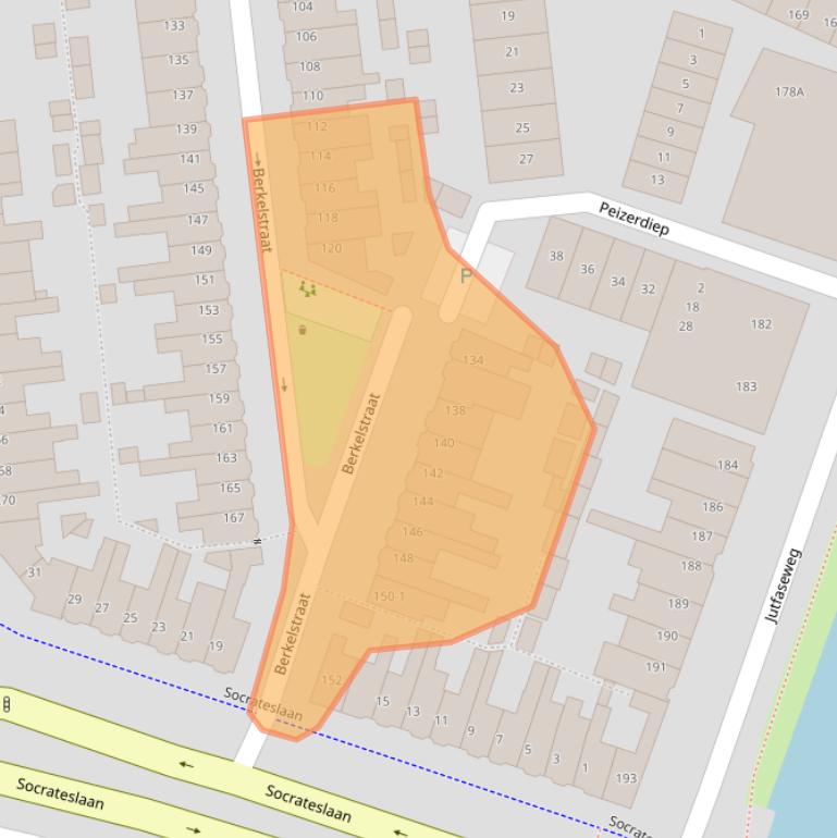Kaart van postcodegebied 3522ET.