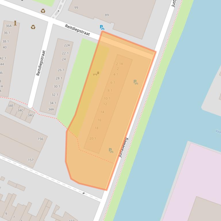 Kaart van postcodegebied 3522GH.