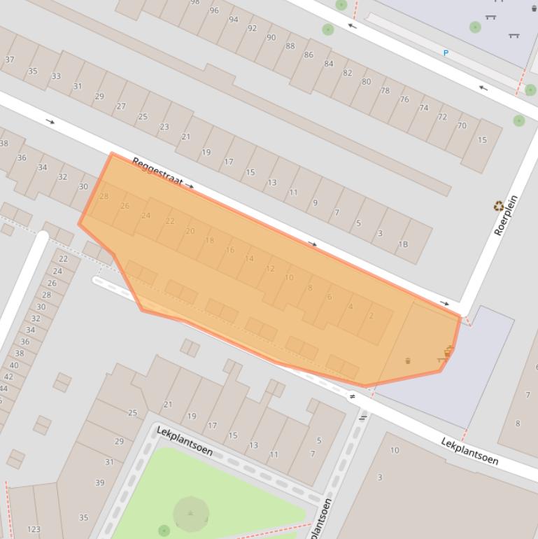 Kaart van postcodegebied 3522GN.
