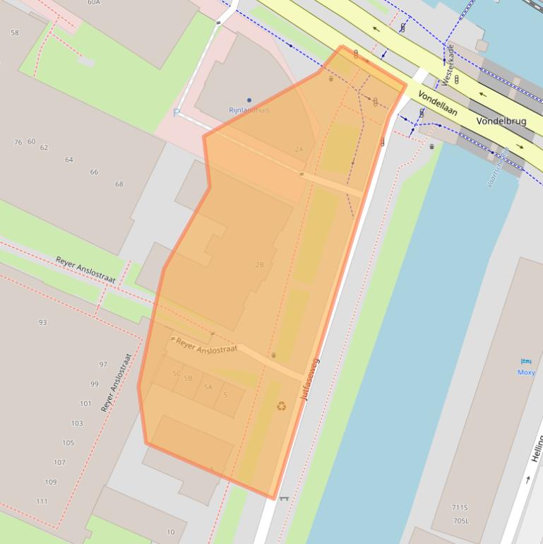 Kaart van postcodegebied 3522HA.