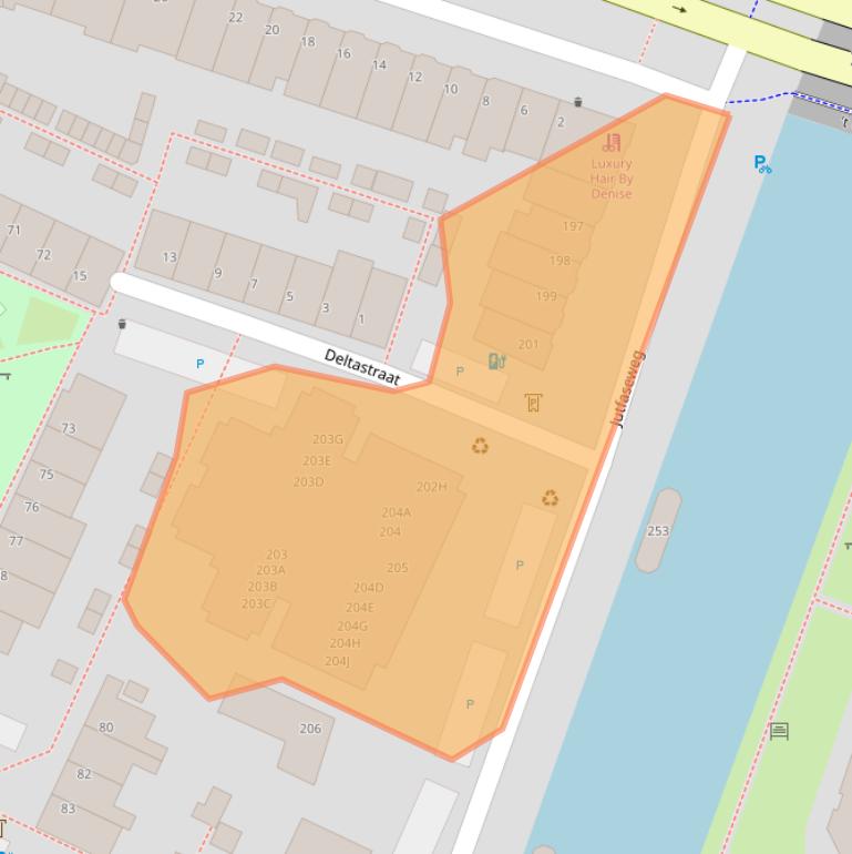 Kaart van postcodegebied 3522HR.