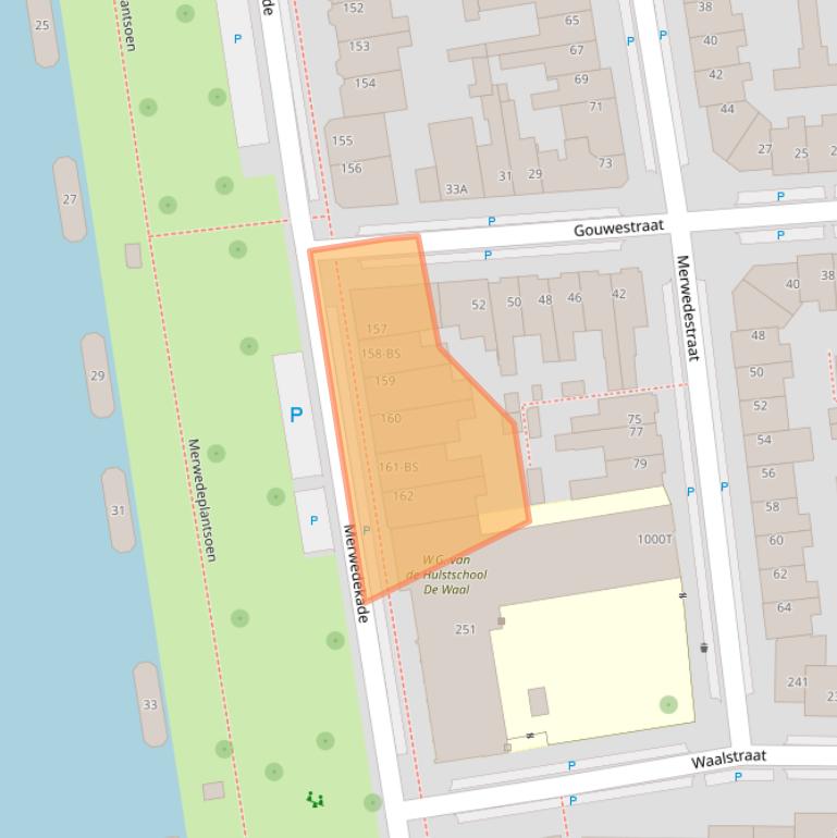 Kaart van postcodegebied 3522JC.