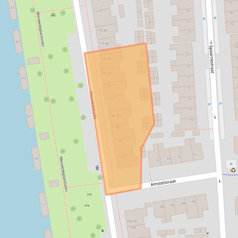 Kaart van postcodegebied 3522JG.