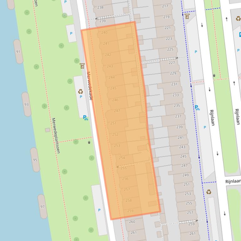 Kaart van postcodegebied 3522JP.