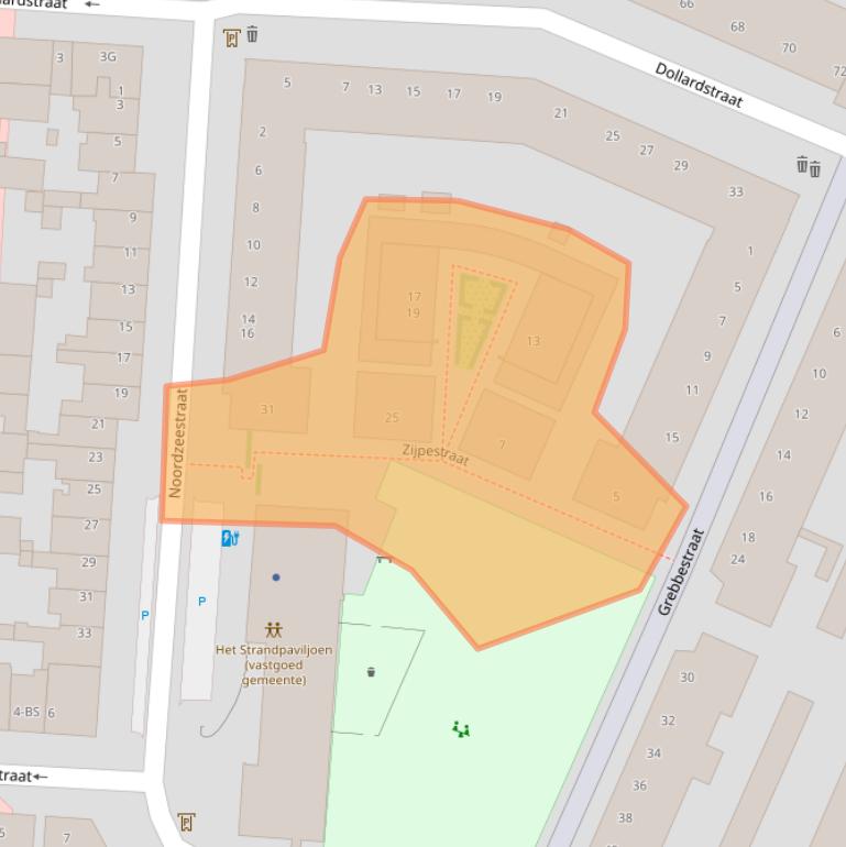 Kaart van postcodegebied 3522PA.