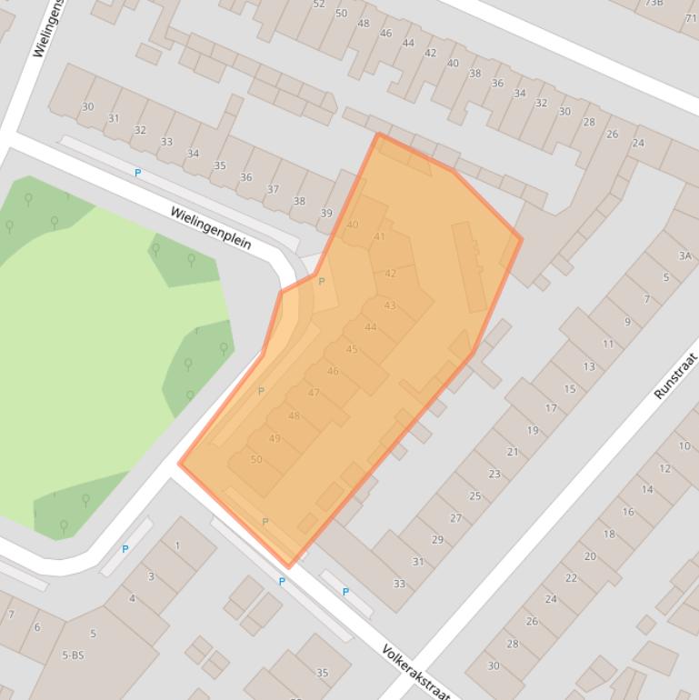 Kaart van postcodegebied 3522PE.