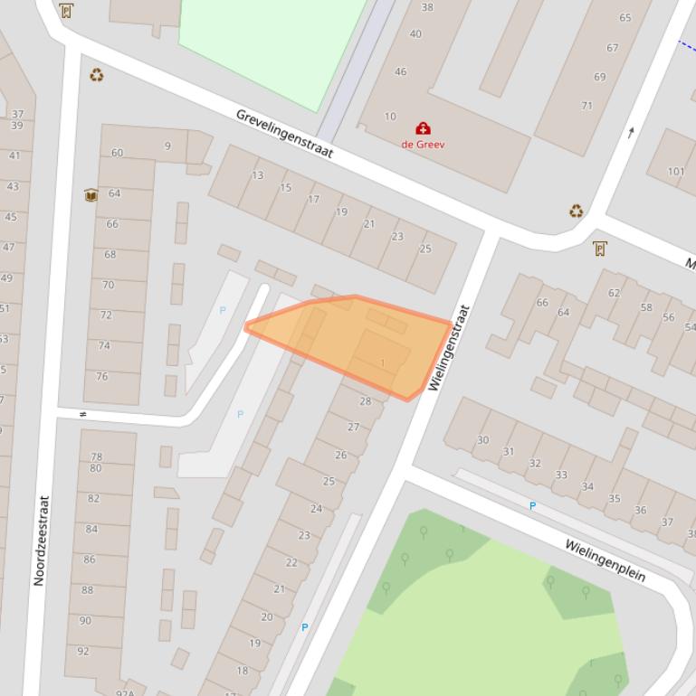 Kaart van postcodegebied 3522PG.