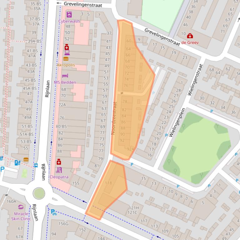 Kaart van postcodegebied 3522PL.