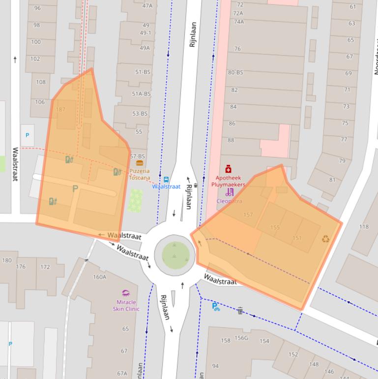 Kaart van postcodegebied 3522SG.