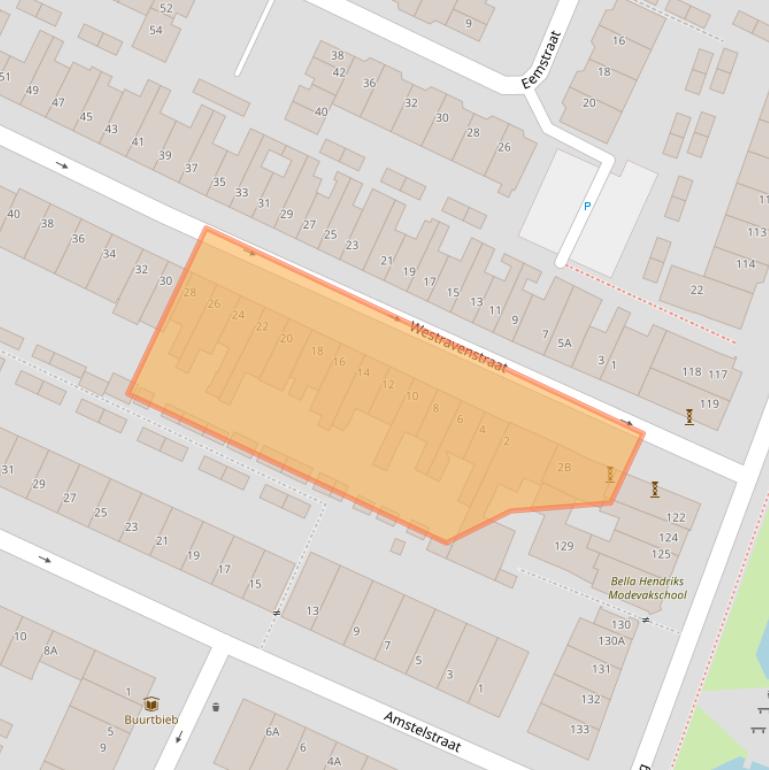 Kaart van postcodegebied 3522TC.