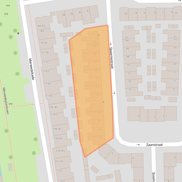 Kaart van postcodegebied 3522VC.