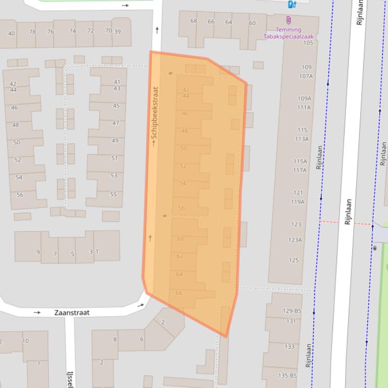 Kaart van postcodegebied 3522VM.