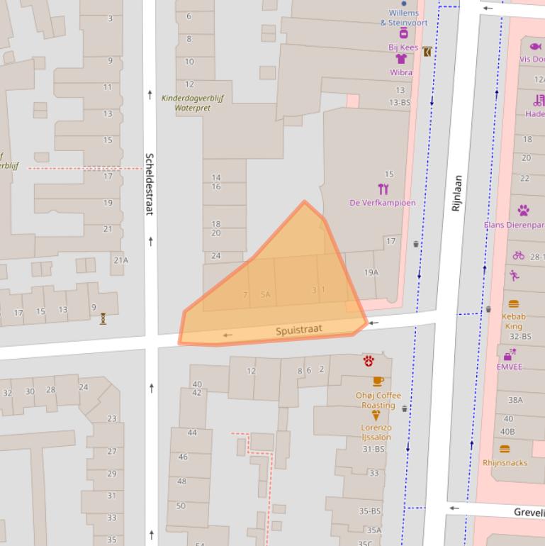 Kaart van postcodegebied 3522XC.