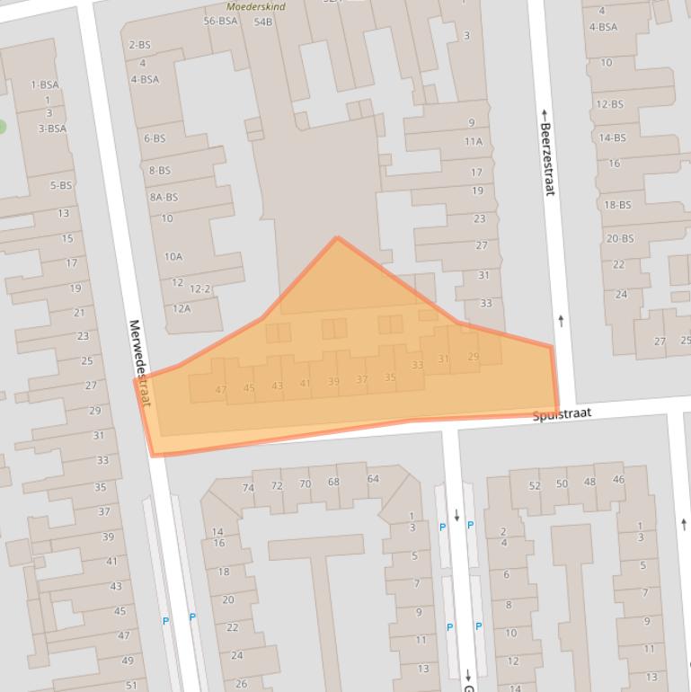Kaart van postcodegebied 3522XE.