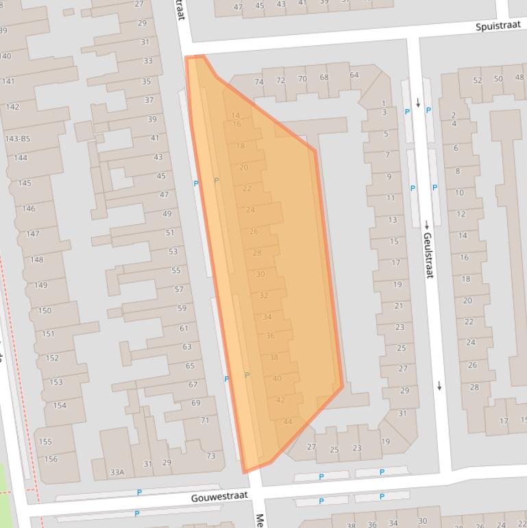 Kaart van postcodegebied 3522XN.