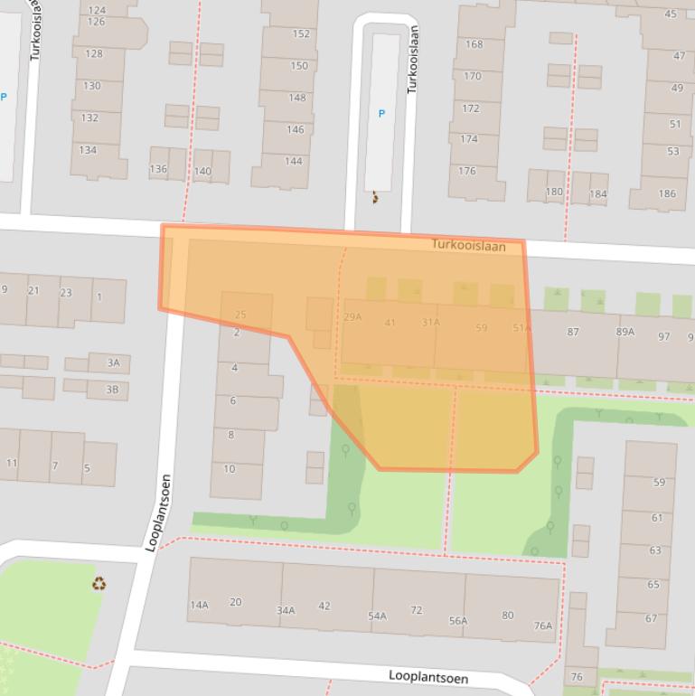 Kaart van postcodegebied 3523GK.