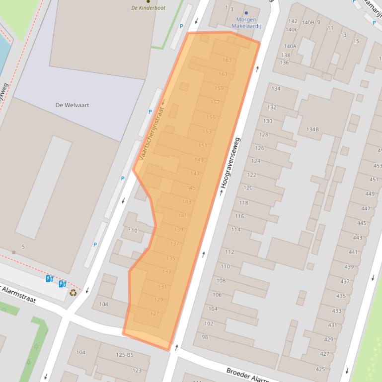 Kaart van postcodegebied 3523TK.