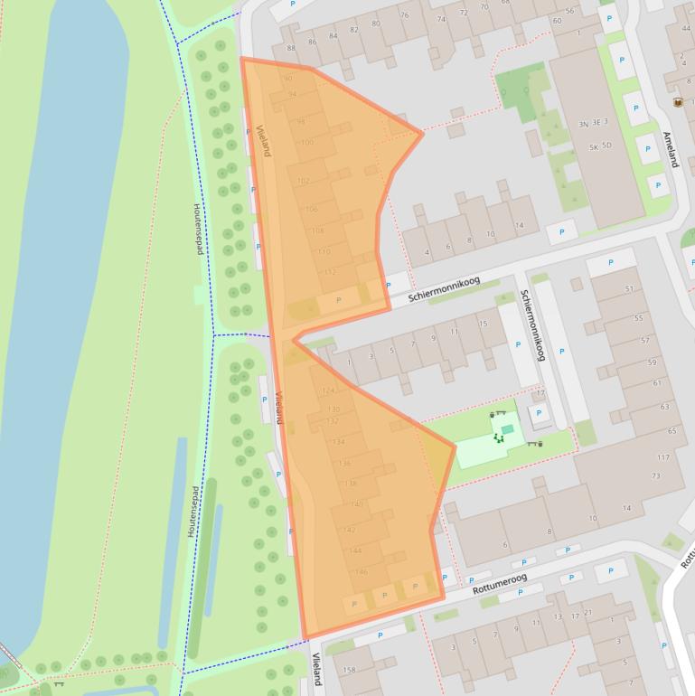 Kaart van postcodegebied 3524AC.