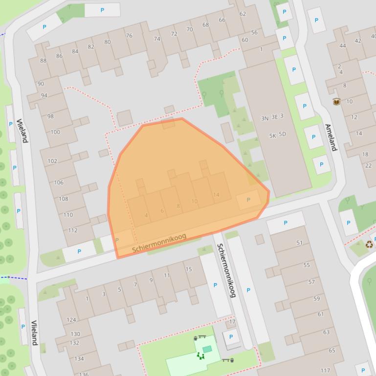 Kaart van postcodegebied 3524AJ.