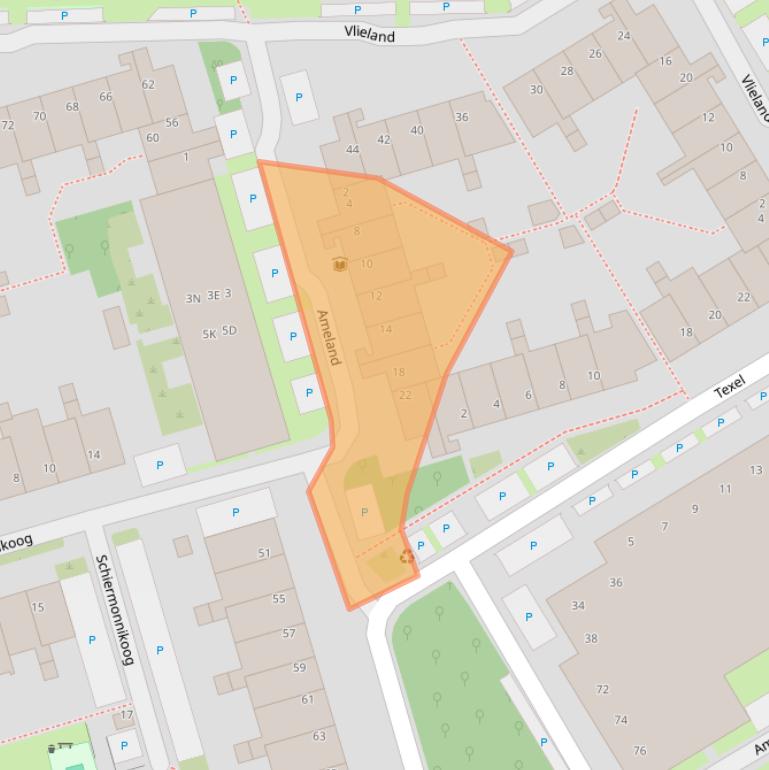 Kaart van postcodegebied 3524AK.