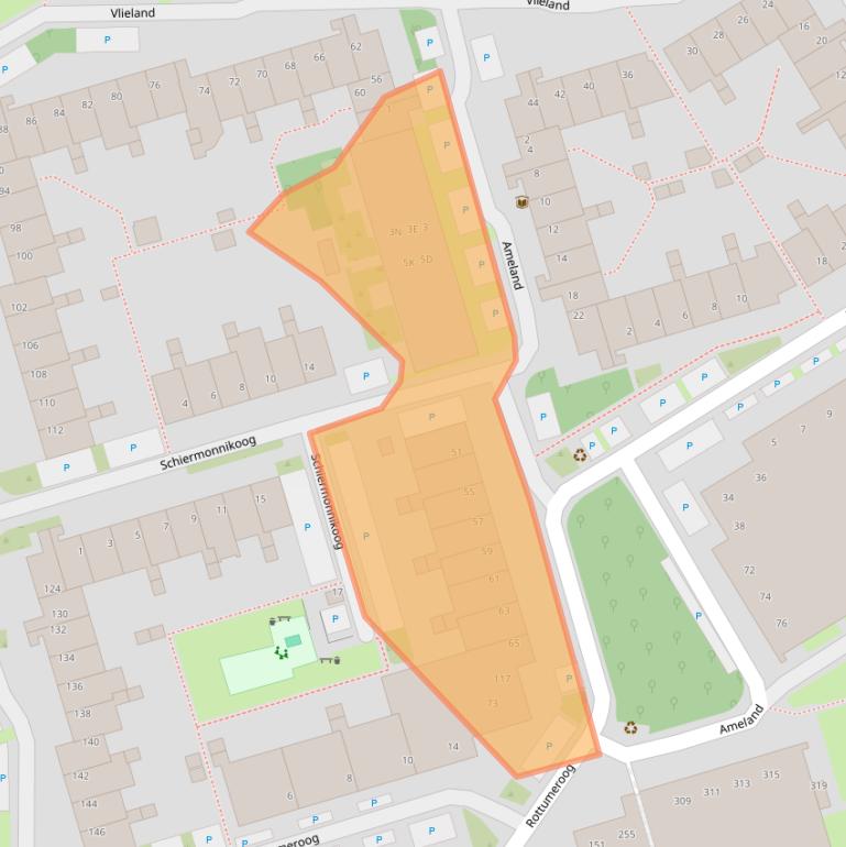 Kaart van postcodegebied 3524AM.