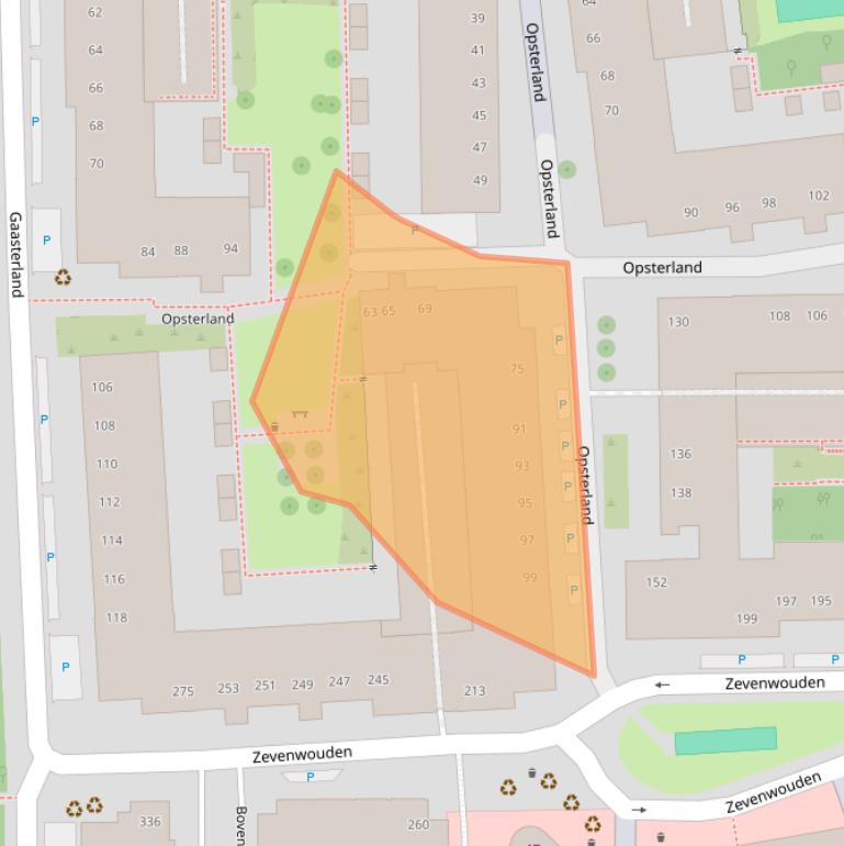 Kaart van postcodegebied 3524CG.