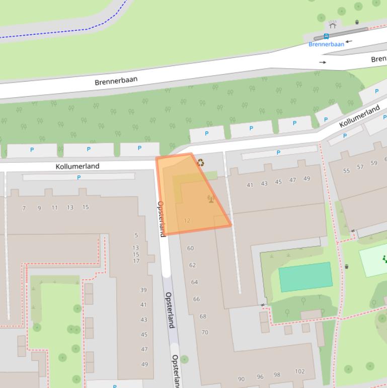 Kaart van postcodegebied 3524CH.