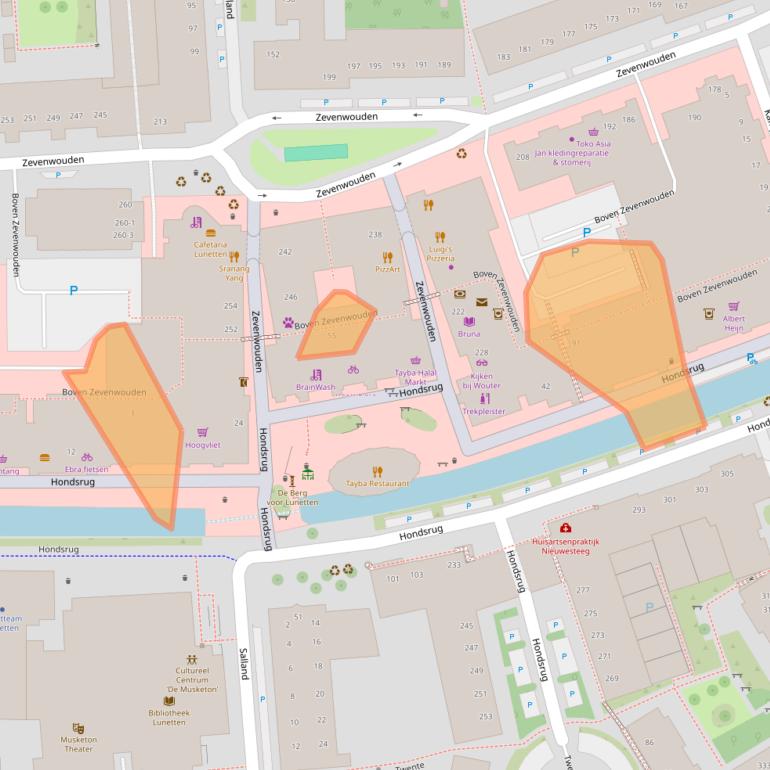 Kaart van postcodegebied 3524CK.