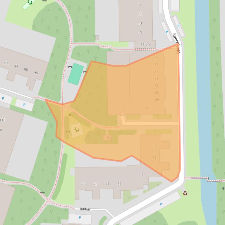 Kaart van postcodegebied 3524DM.