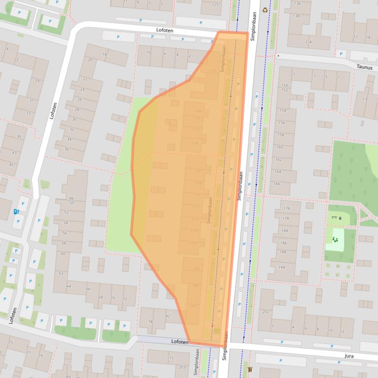 Kaart van postcodegebied 3524GE.