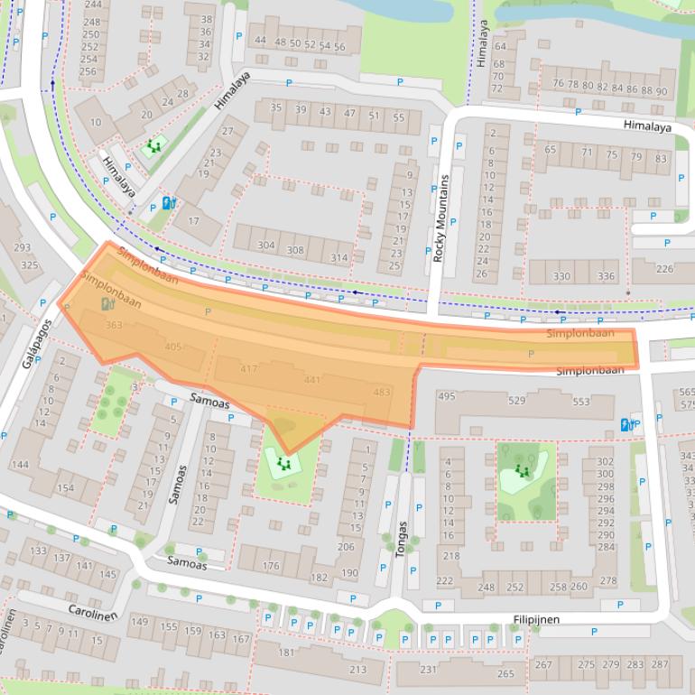 Kaart van postcodegebied 3524GH.