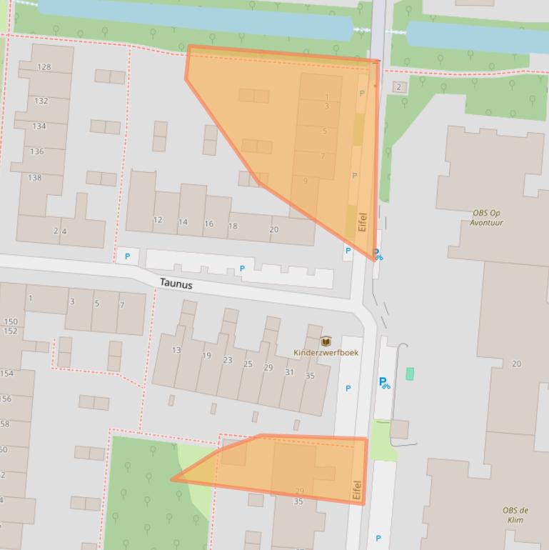 Kaart van postcodegebied 3524HC.