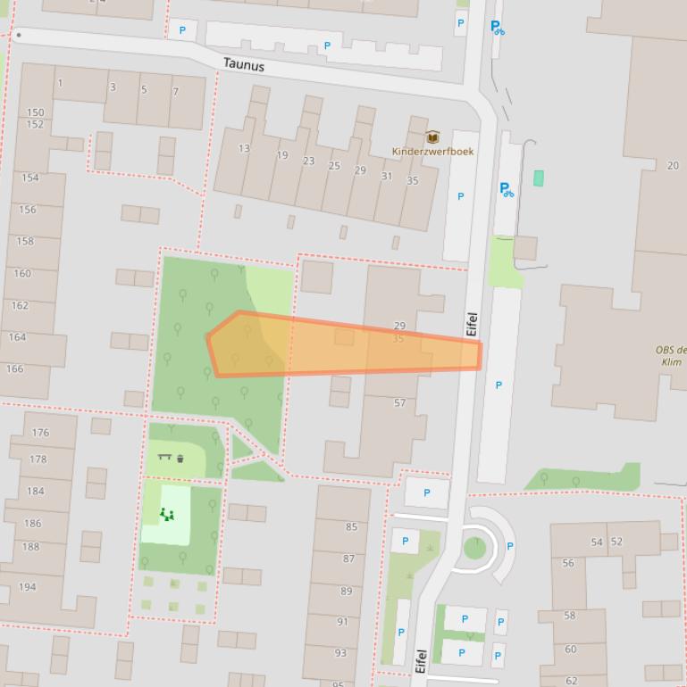 Kaart van postcodegebied 3524HD.