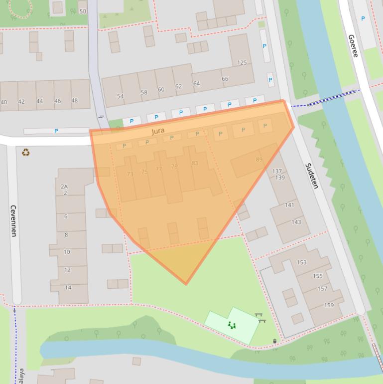 Kaart van postcodegebied 3524HL.