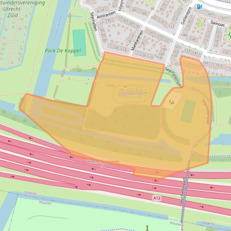 Kaart van postcodegebied 3524JH.