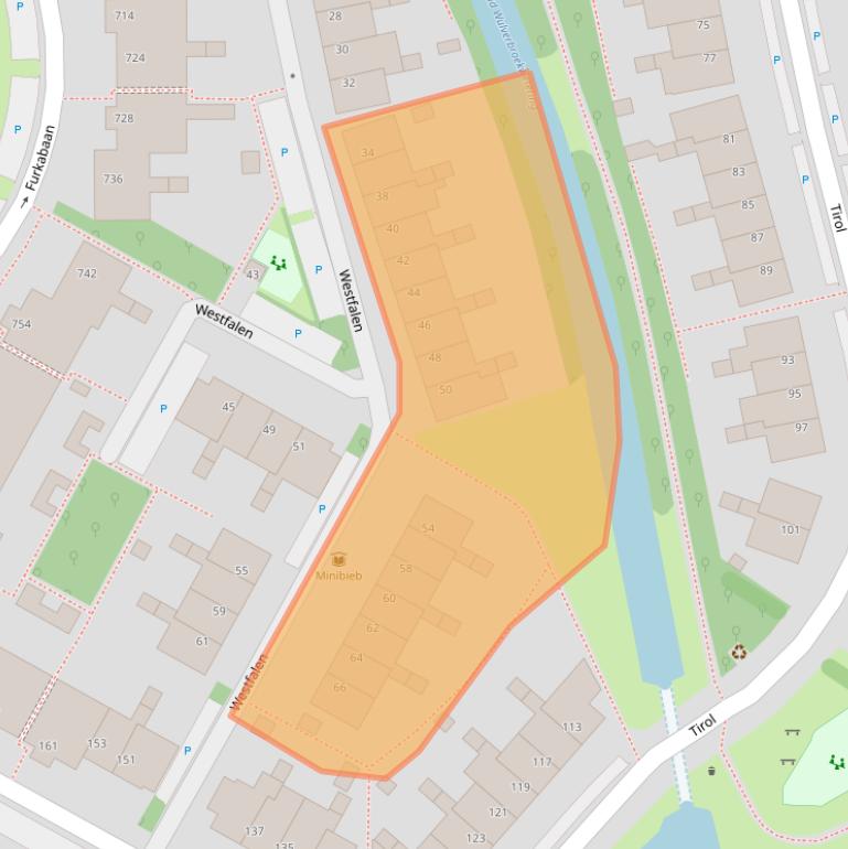 Kaart van postcodegebied 3524KH.