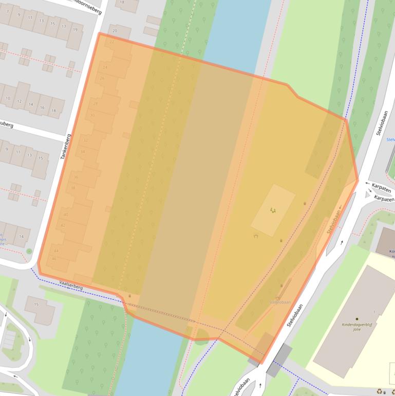 Kaart van postcodegebied 3524LB.
