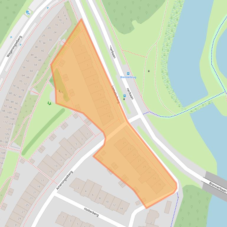 Kaart van postcodegebied 3524LC.