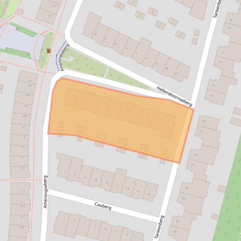 Kaart van postcodegebied 3524LH.
